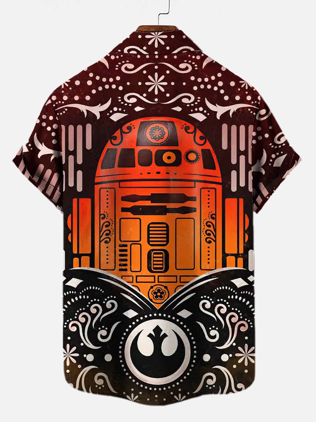 Spacecraft Men's Space War Movie Halloween Short Sleeve Shirt