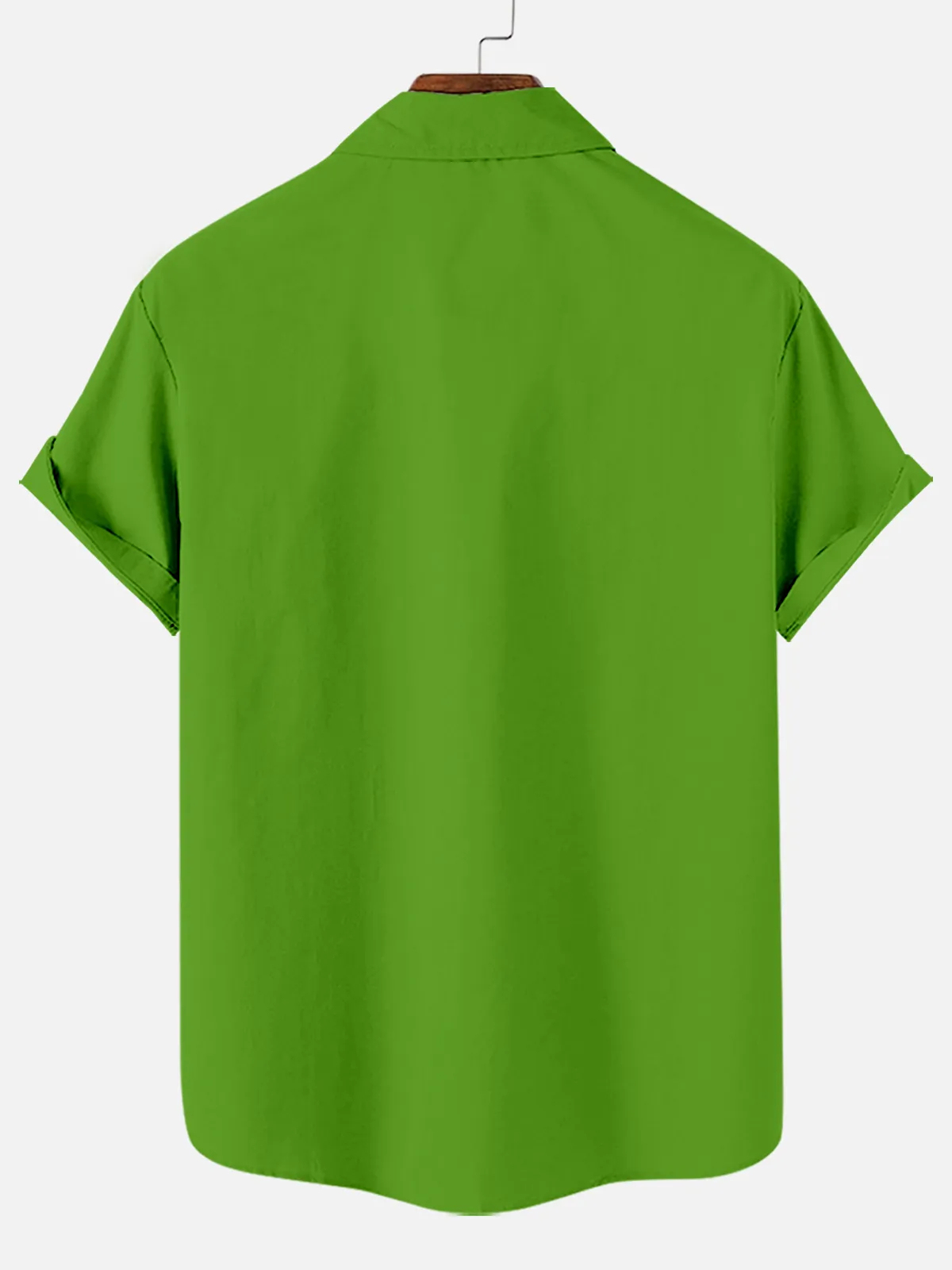 Happy St. Patrick's Day to my friend Striped Contrast Print Short Sleeve Shirt