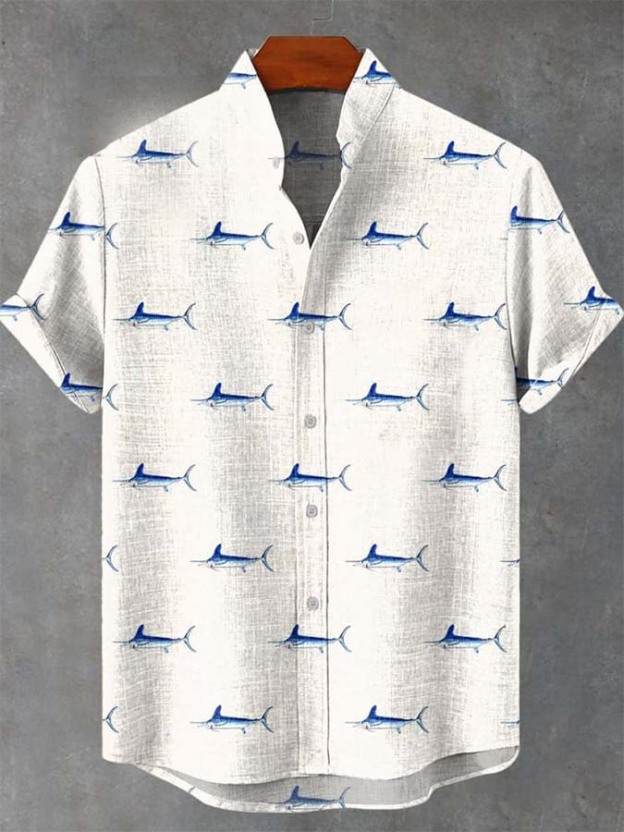 Ocean Creature Graphic Short Sleeve Shirt