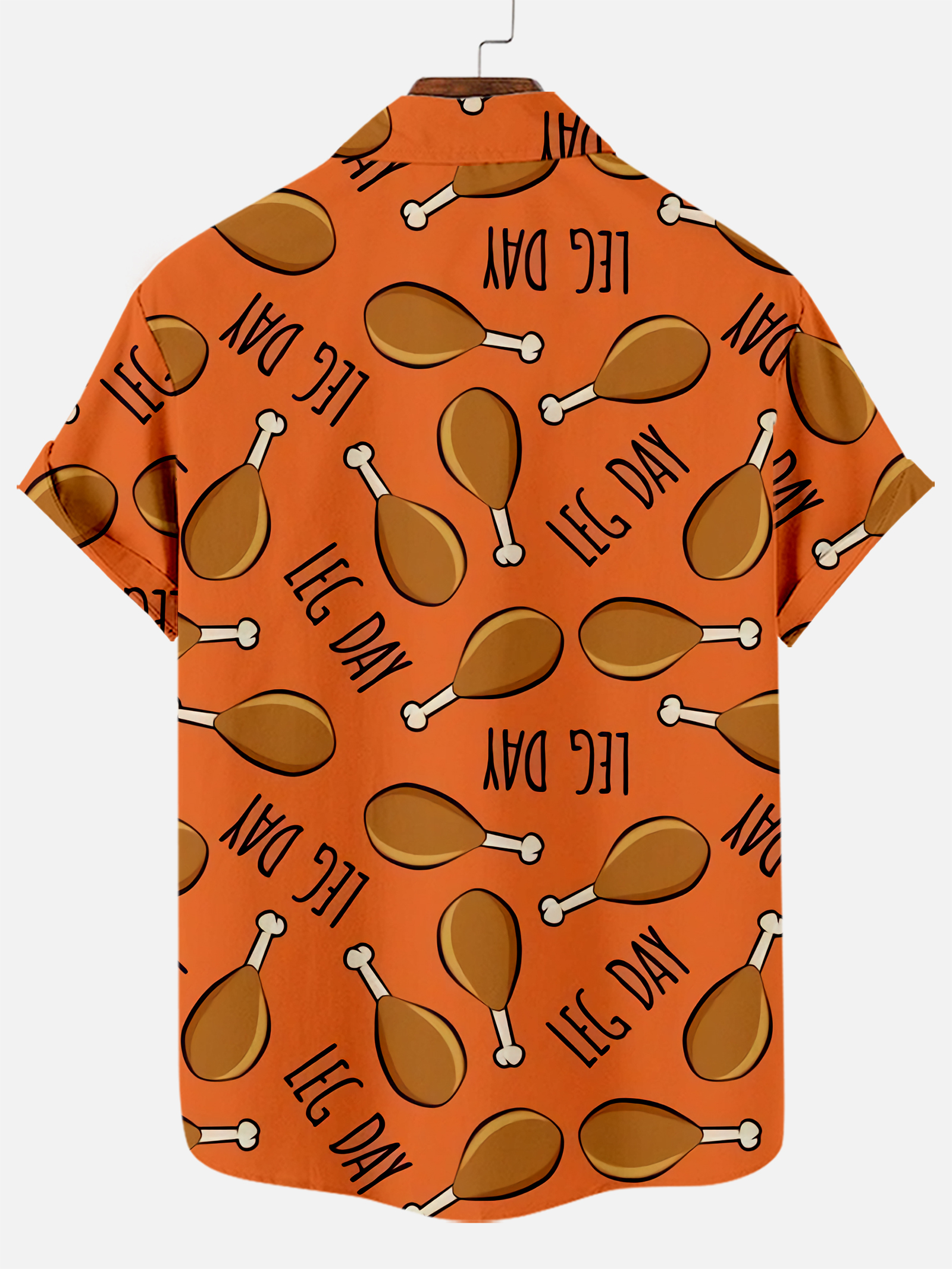 Men's Thanksgiving Day Print Short Sleeve Shirt