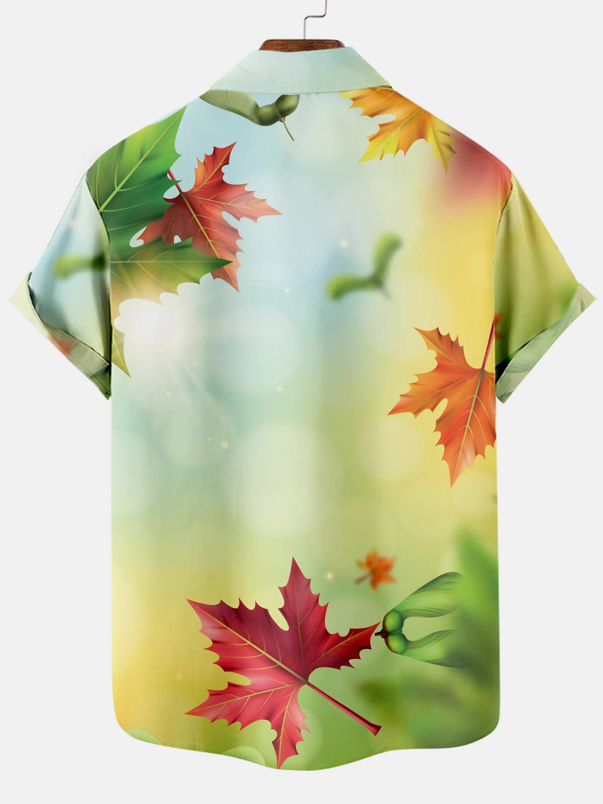 Men's Thanksgiving Day Print Short Sleeve Shirt