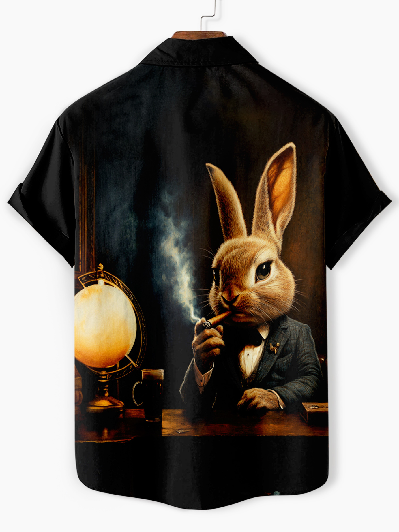 Men's Classic Movie Godfather Animal Fun Graphic Short Sleeve Shirt