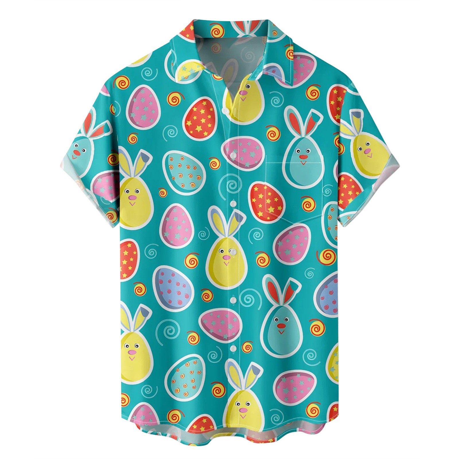 Men's Easter Fun Graphic Short Sleeve Shirt