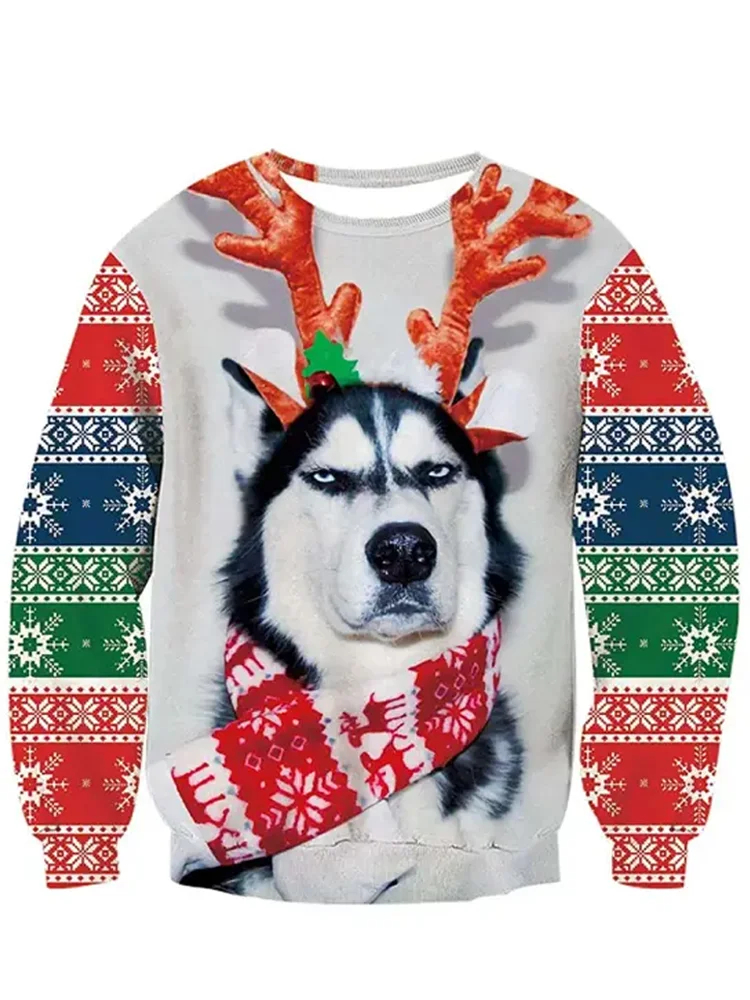 Men's Casual Art Graphic Long Sleeve Sweatshirt