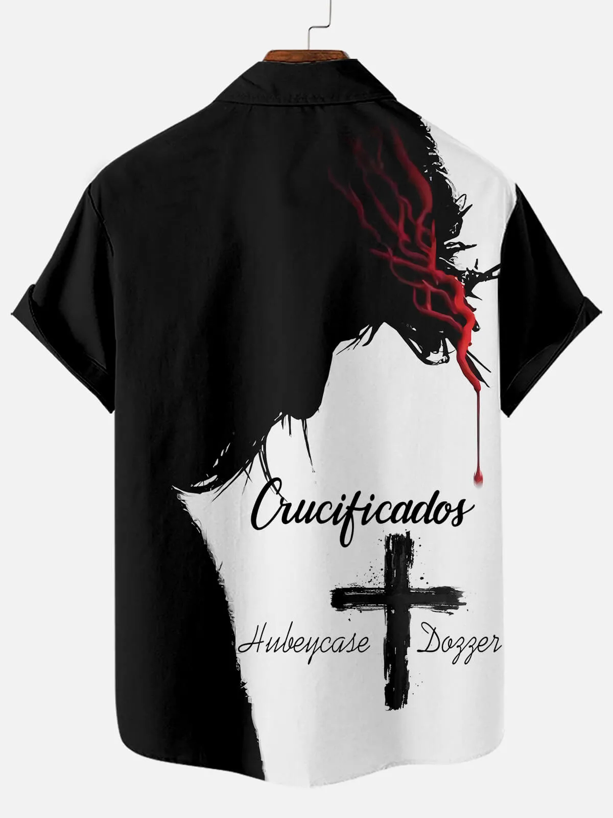 Men's Memorial Day Easter Print Short Sleeve Shirt