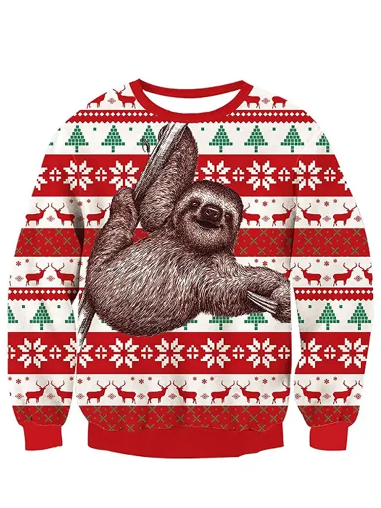 Men's Casual Art Graphic Long Sleeve Sweatshirt