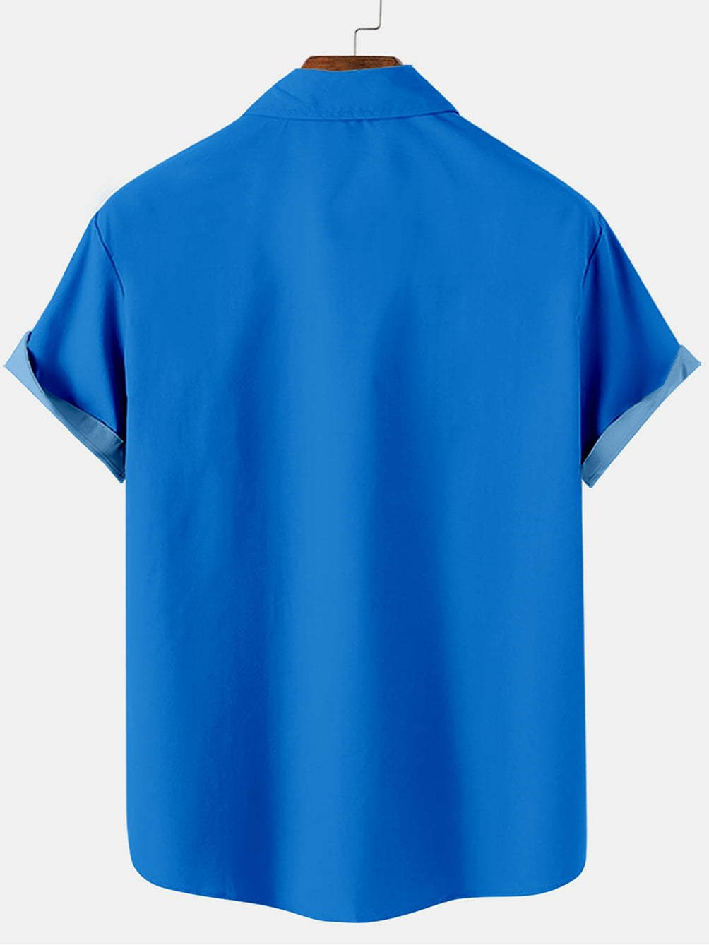 Men's Nostalgic Anime Character Retro Car Short Sleeve Shirt