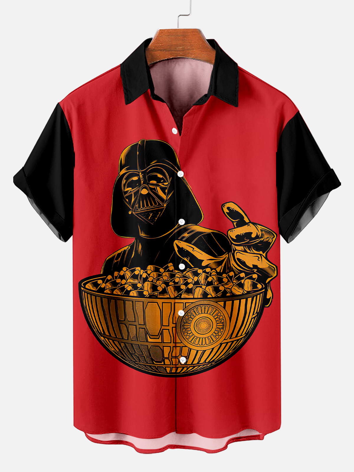 Men's Space War Movie Short Sleeve Shirt
