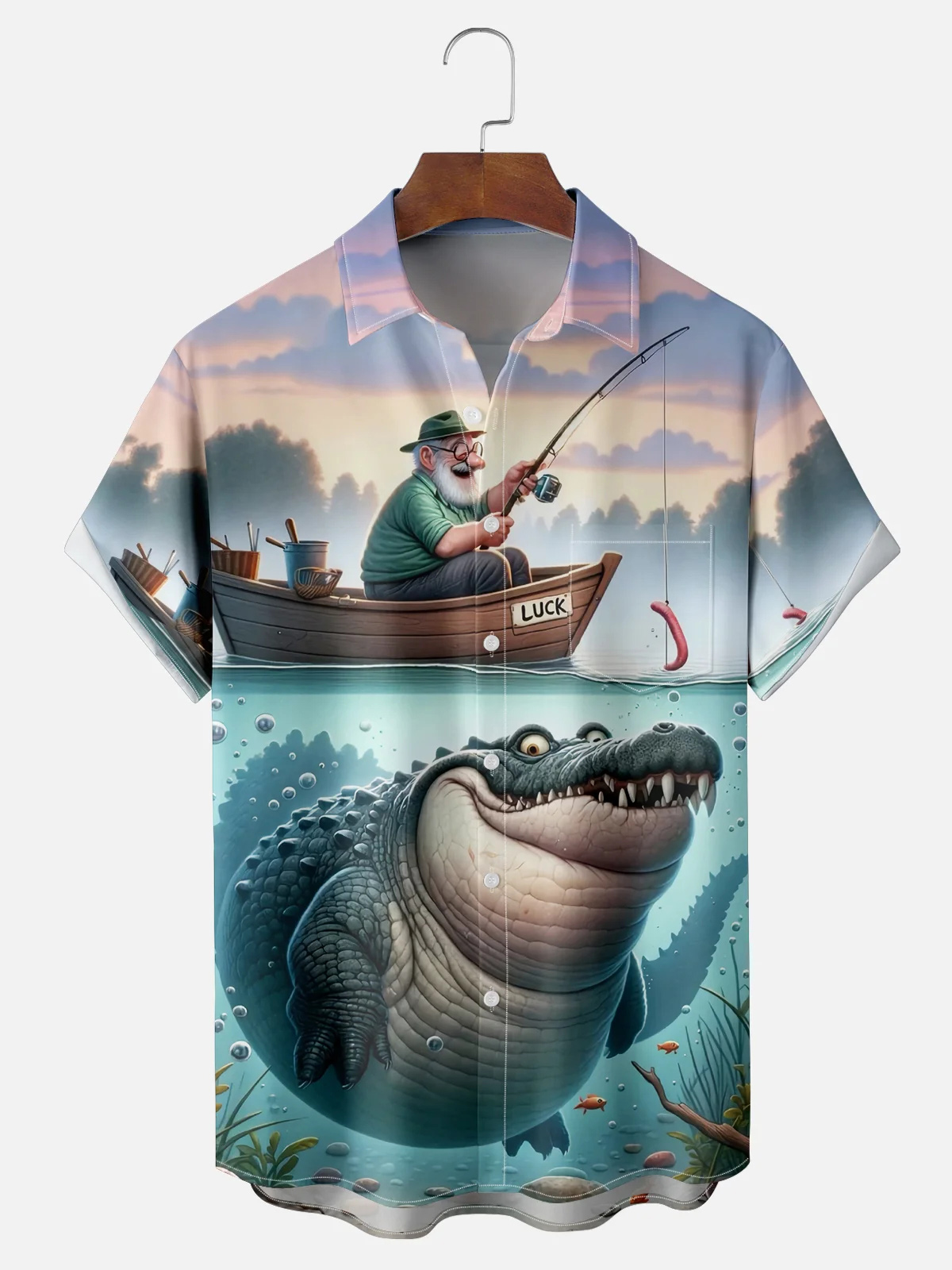 Men's Funny Graphic Short Sleeve Shirt