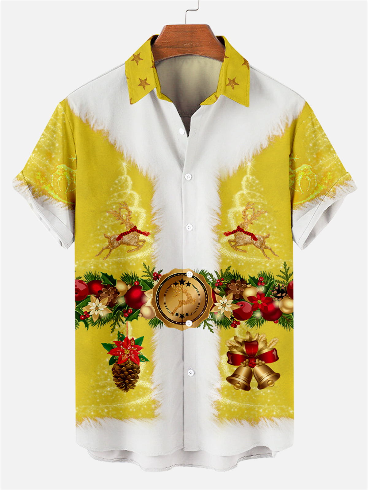 Men's Christmas Christmas Father Tops Creative Design Tops
