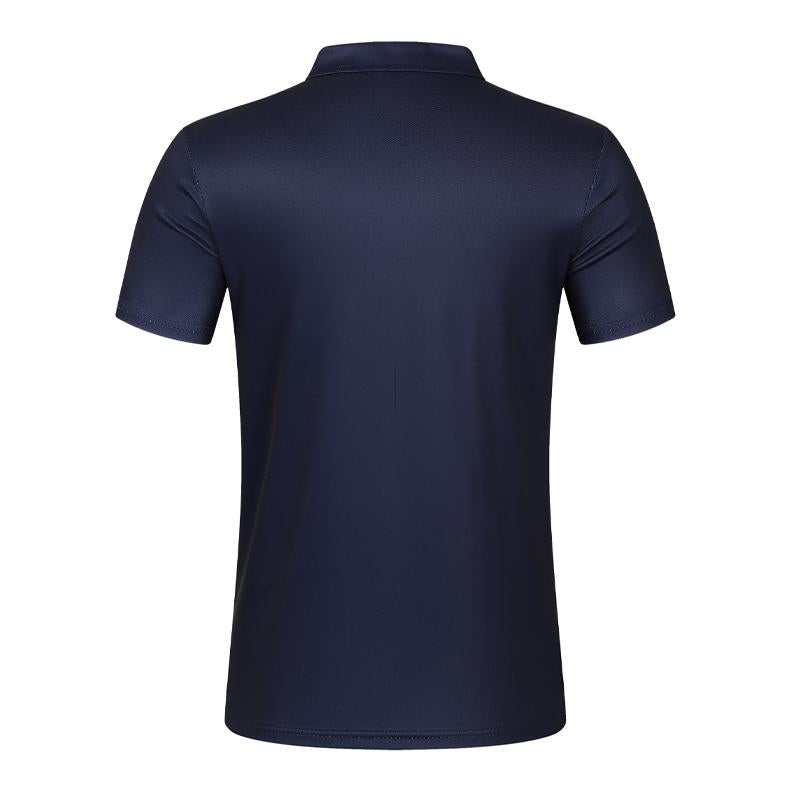 Men's Casual Striped Printed Short Sleeve Polo Shirt 50197813X