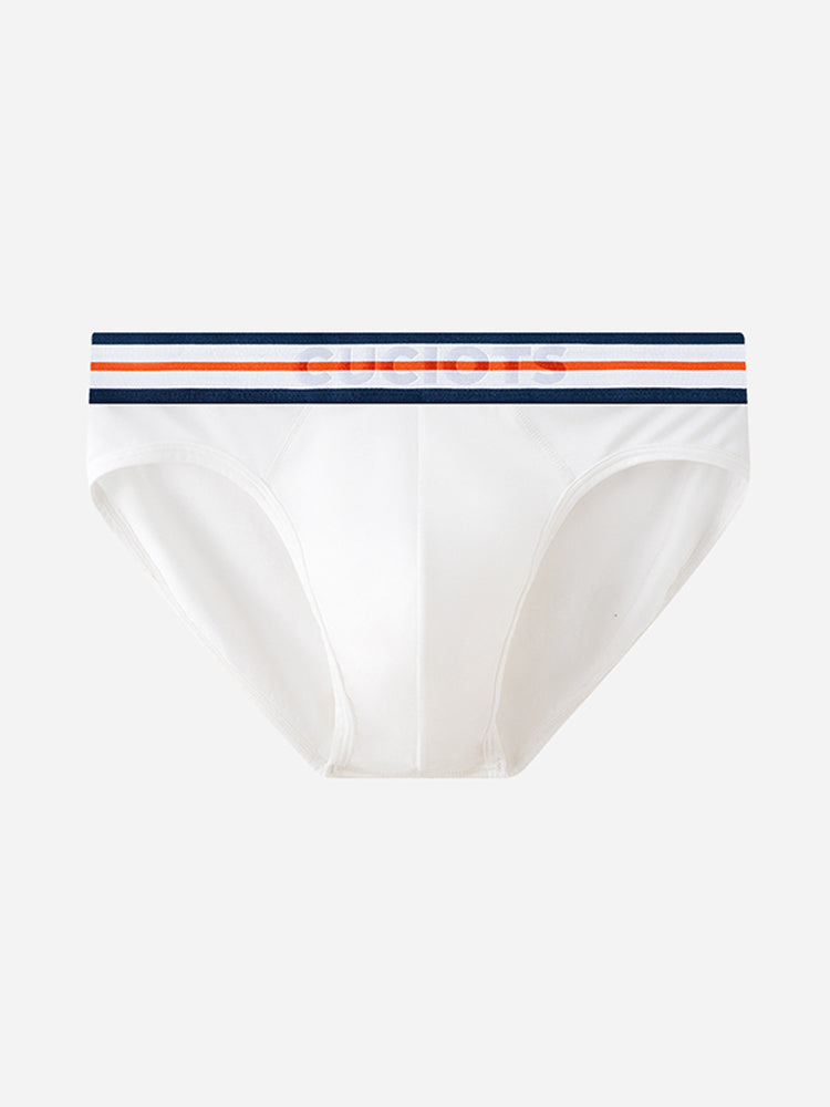 Orlvs-underwear-2 Pack Men's U-Pouch Breathable Solid Antibacterial Modal Briefs-gay-underwear