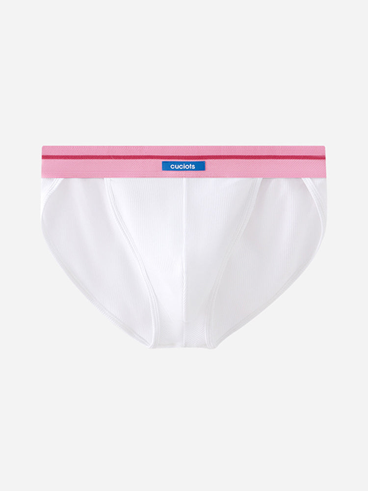 Orlvs-underwear-2 Pack Men's High Cut Cotton Breathable Large Pouch Briefs-gay-underwear