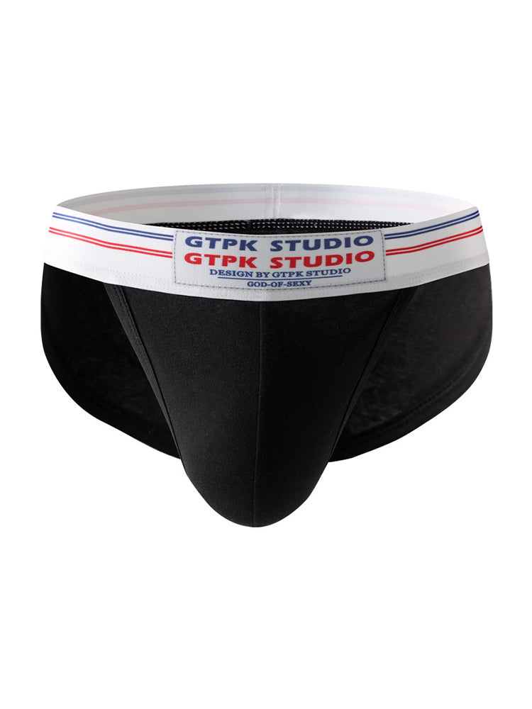 ORLVS Men's 3-Pack Mesh Pouch Briefs with Wide Waistband