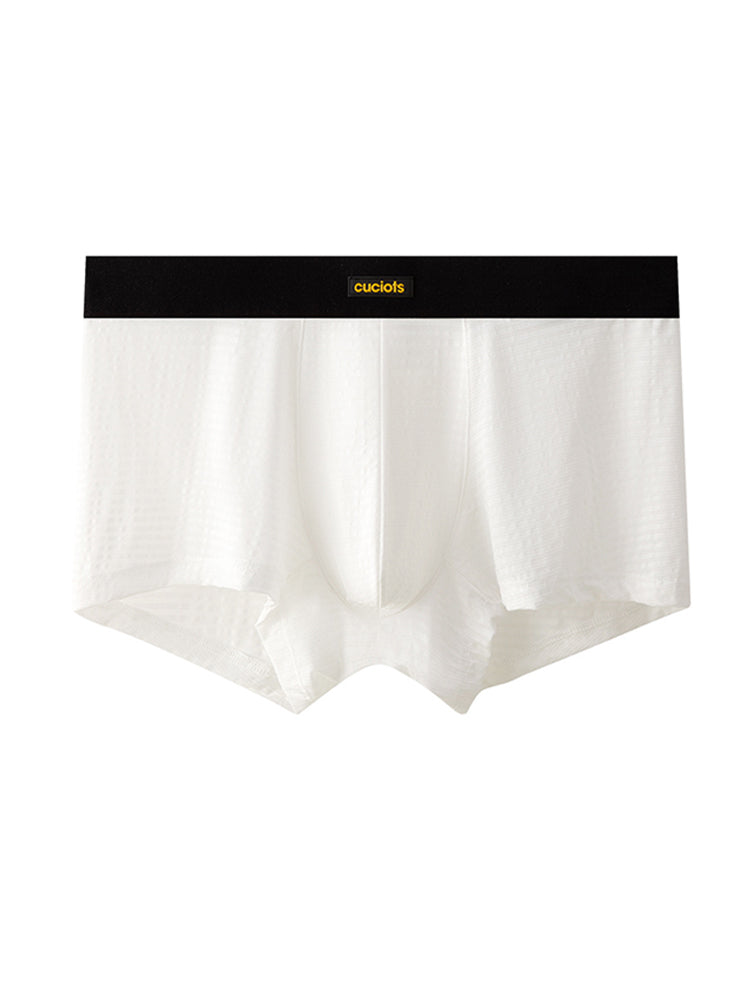 Orlvs-underwear-3 Pack Men's Ice Silk Lightweight Cool Breathable 3D Pouch Trunks-gay-underwear