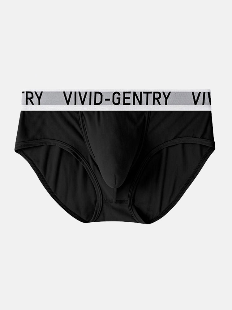 ORLVS Men's 3-Pack Mesh Pouch Briefs with Molded Design