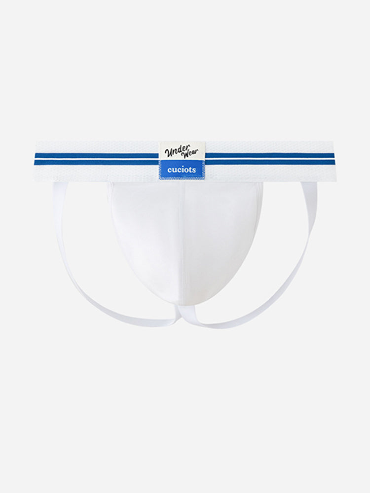 ORLVS Men's 2-Pack Modal Cotton Jockstraps with U-Shaped Pouch