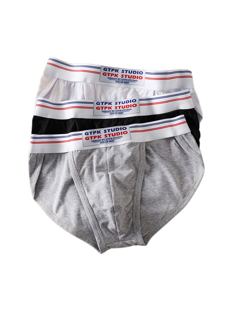 ORLVS Men's 3-Pack Mesh Pouch Briefs with Wide Waistband