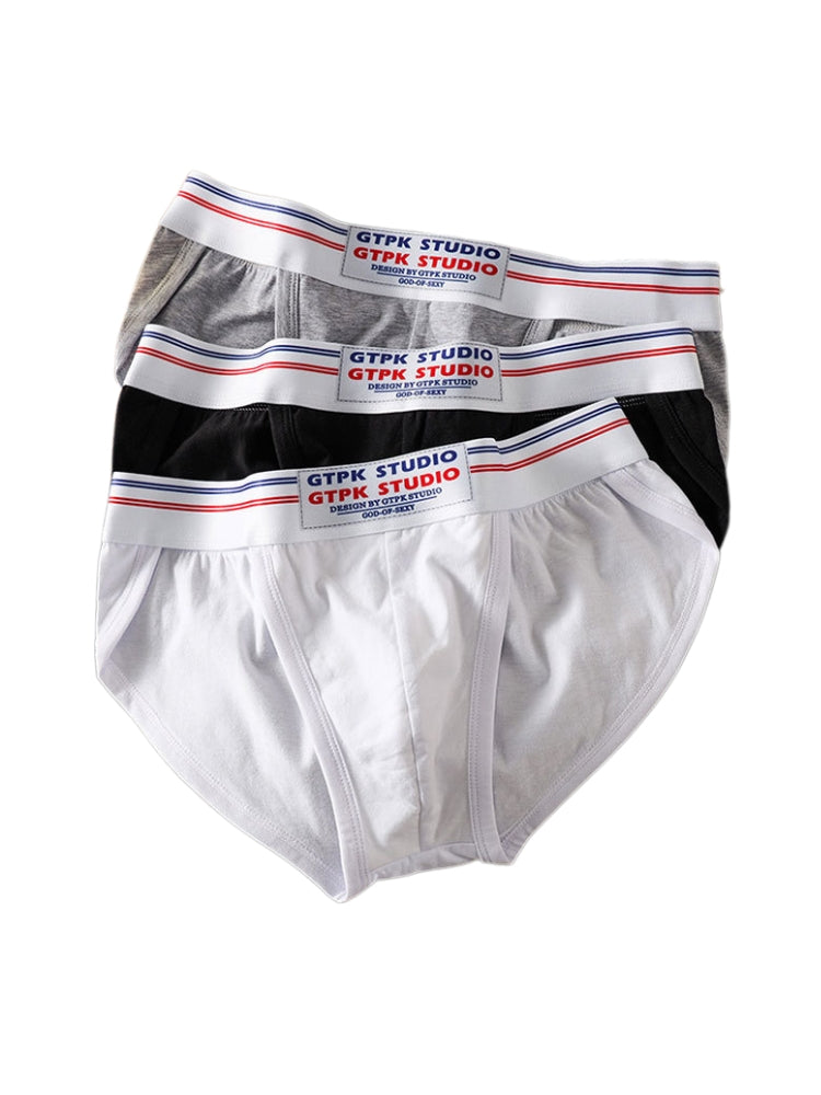 ORLVS Men's 3-Pack Mesh Pouch Briefs with Wide Waistband