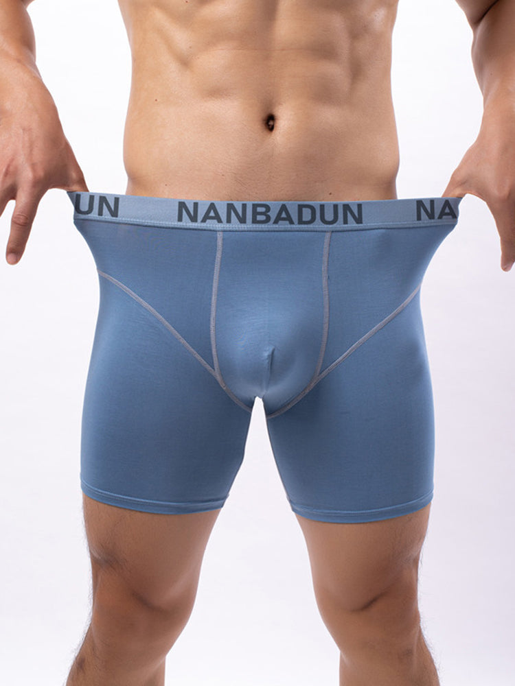 Orlvs-underwear-2 Pack Men's High Elastic Breathable Athletic Anti-Chafe Midway Briefs-gay-underwear