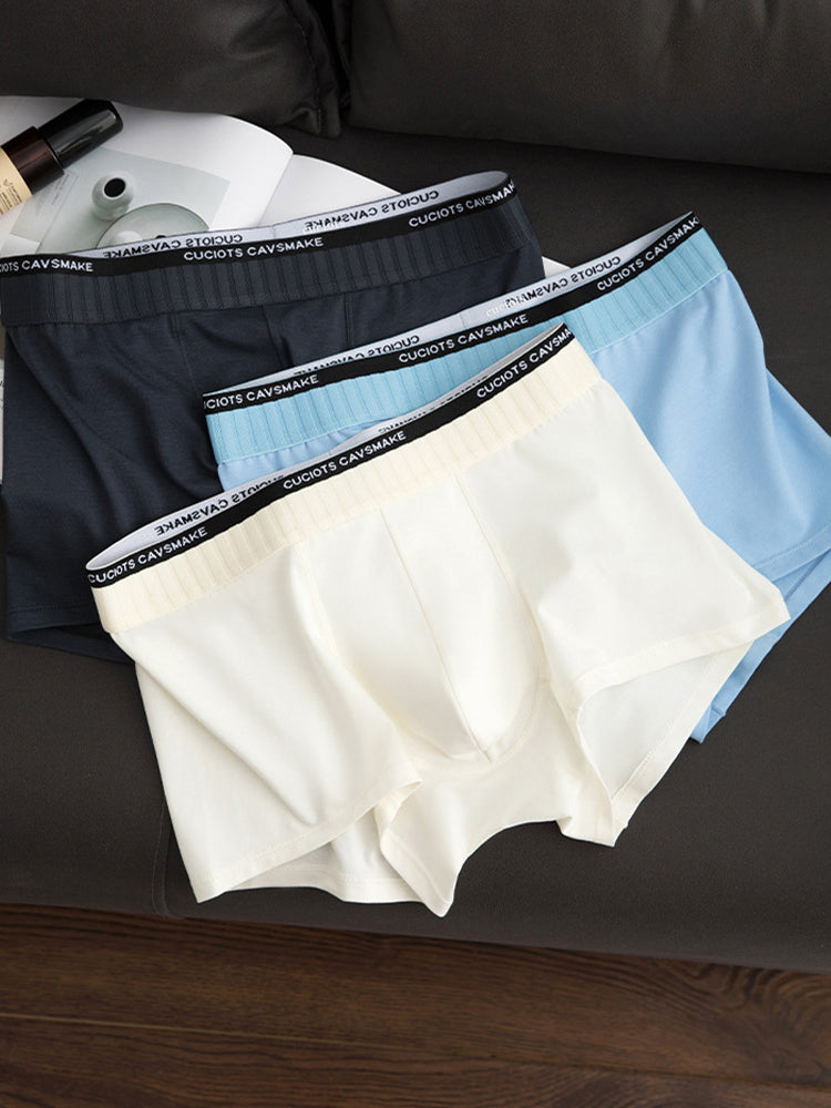 ORLVS Men's 2-Pack Cotton Pouch Trunks with Large Pouch Design