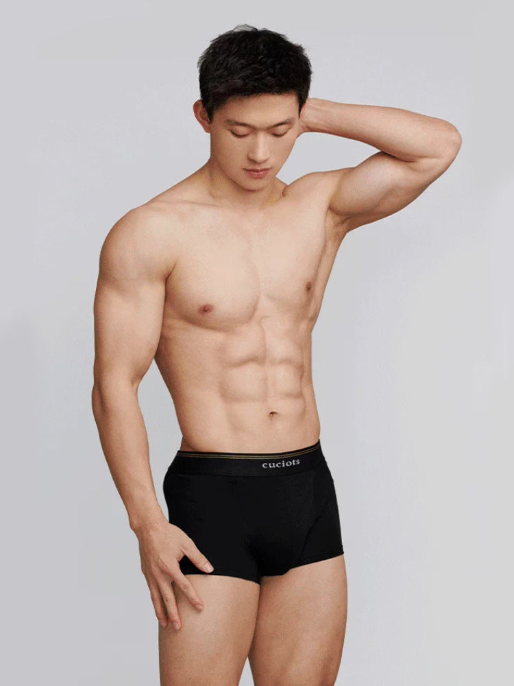 Orlvs-underwear-2 Pack Men's U-Pouch Cotton Moisture Wicking Trunks-gay-underwear