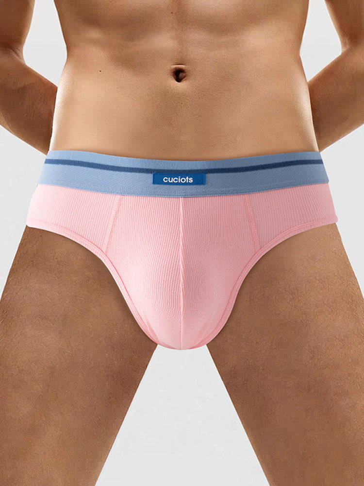 Orlvs-underwear-3 Pack Men's Comfort Cotton Stretchy Breathable Antibacterial Briefs-gay-underwear