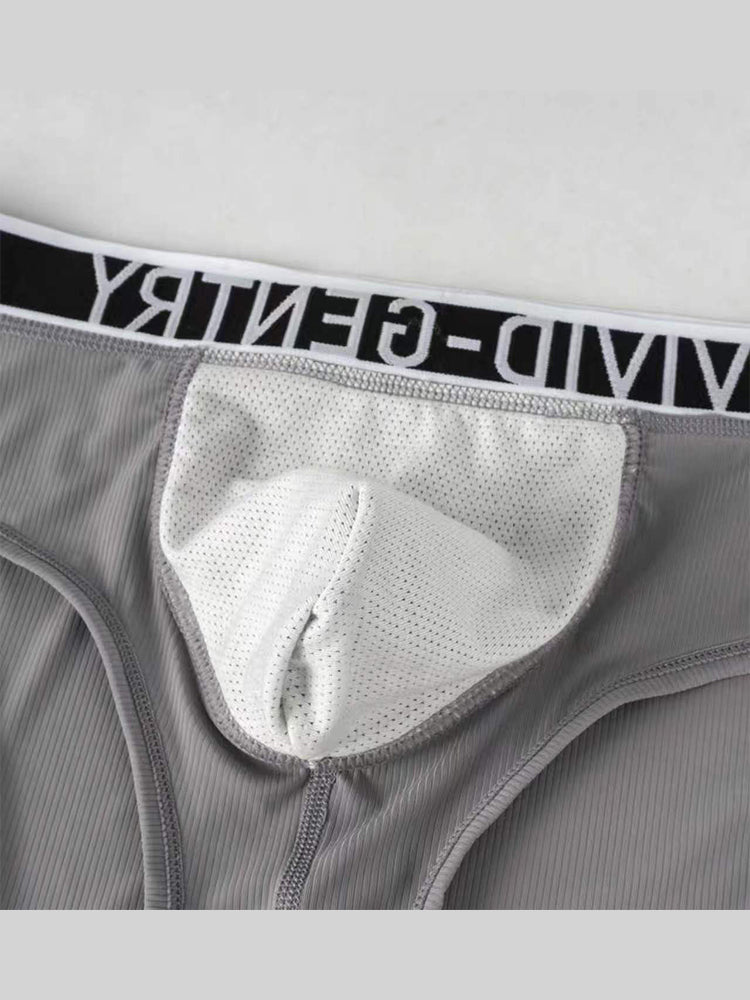 ORLVS Men's 3-Pack Mesh Pouch Briefs with Molded Design