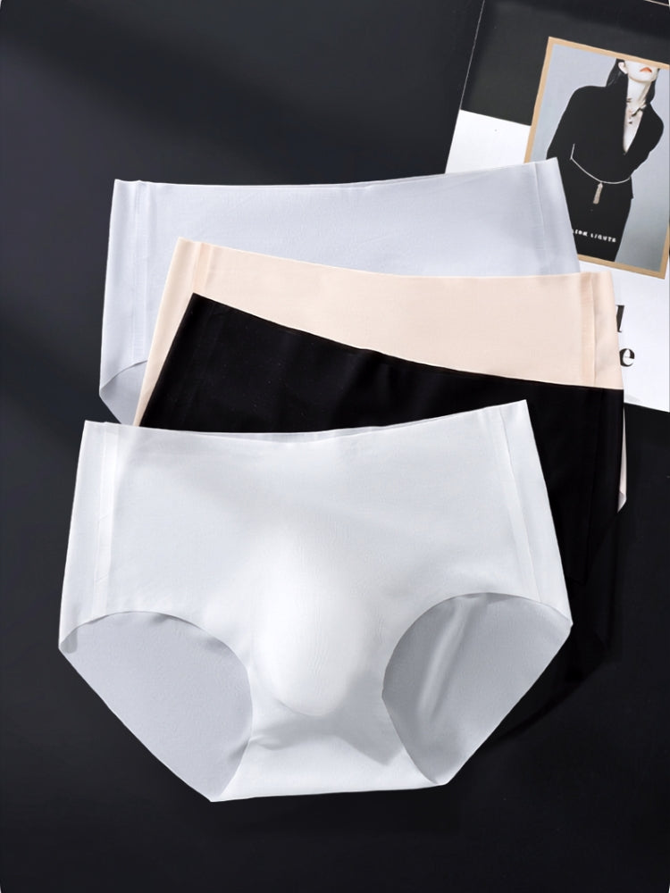 ORLVS Men's 6-Pack Low-Rise Molded Pouch Briefs with Seamless Back