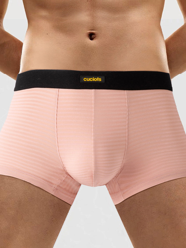 Orlvs-underwear-3 Pack Men's Ice Silk Lightweight Cool Breathable 3D Pouch Trunks-gay-underwear