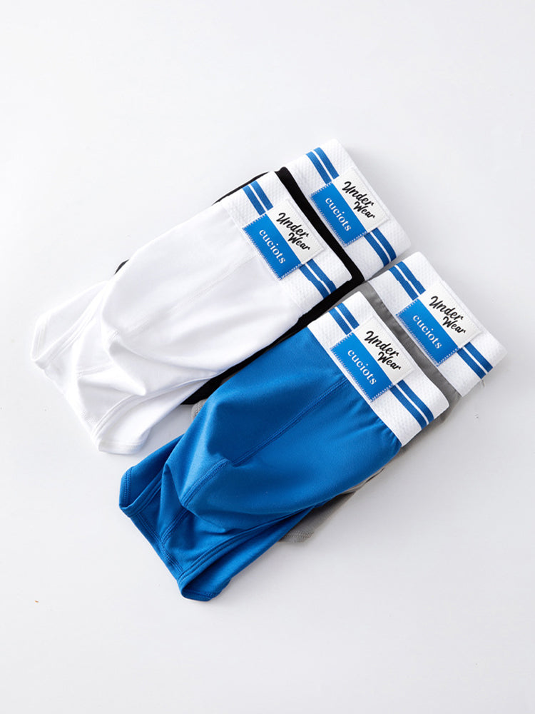 Orlvs-underwear-3 Pack Men's U-Cut 3D Large Pouch High Elastic Briefs-gay-underwear