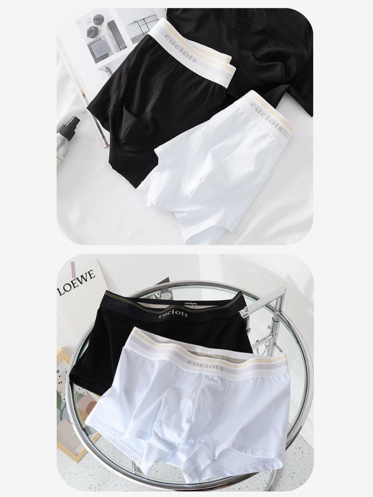 Orlvs-underwear-2 Pack Men's U-Pouch Cotton Moisture Wicking Trunks-gay-underwear