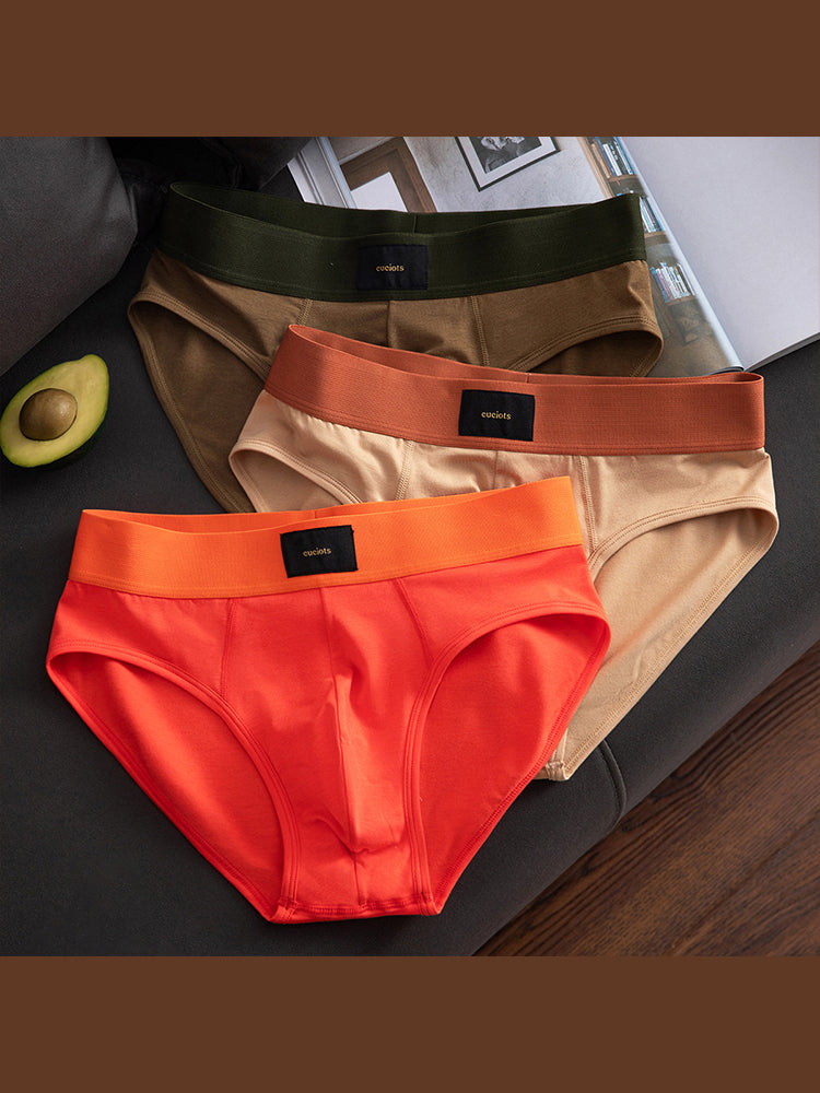 Orlvs-underwear-3 Pack Men's 7A Antibacterial Large Pouch Breathable Briefs-gay-underwear