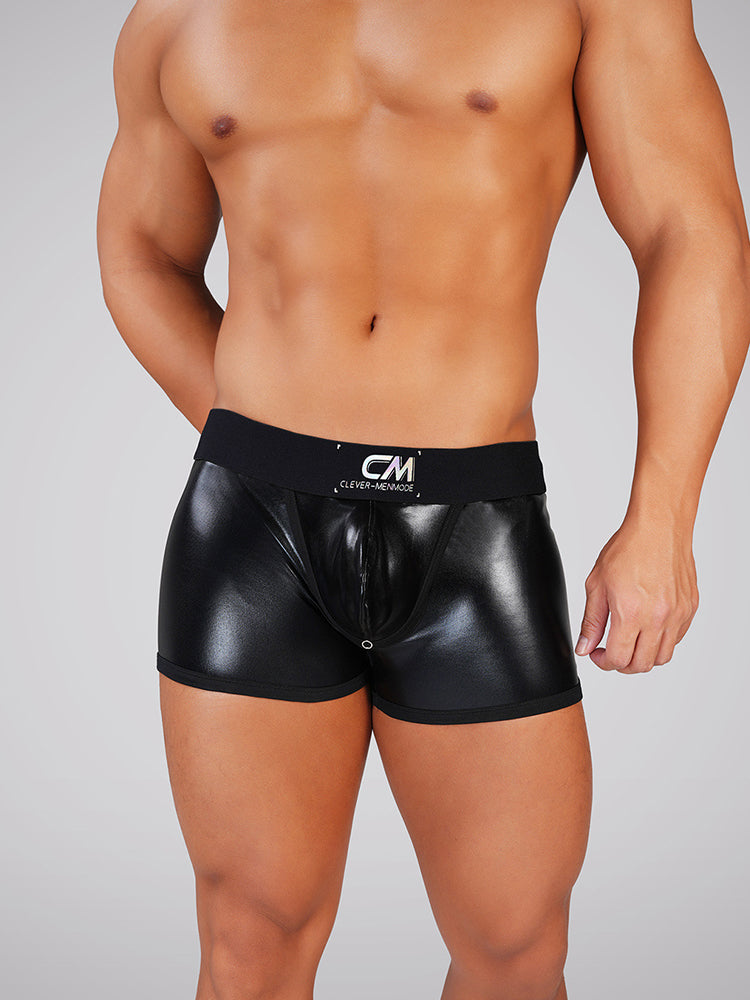 Orlvs-underwear-2 Pack Men's Front & Back Open 3D Pouch Trunks-gay-underwear