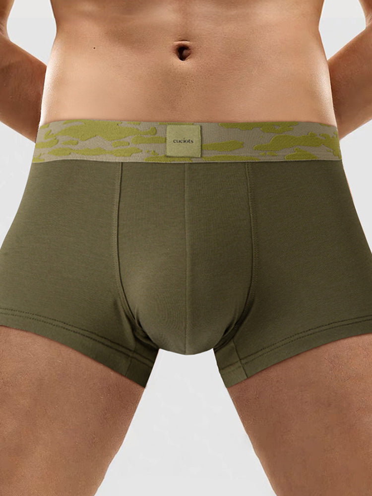 Orlvs-underwear-3 Pack Men's Modal 7A Antibacterial Moisture Wicking Quick Dry U-Pouch Trunks-gay-underwear
