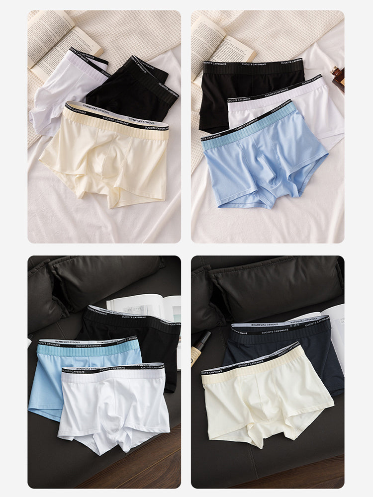 ORLVS Men's 2-Pack Cotton Pouch Trunks with Large Pouch Design