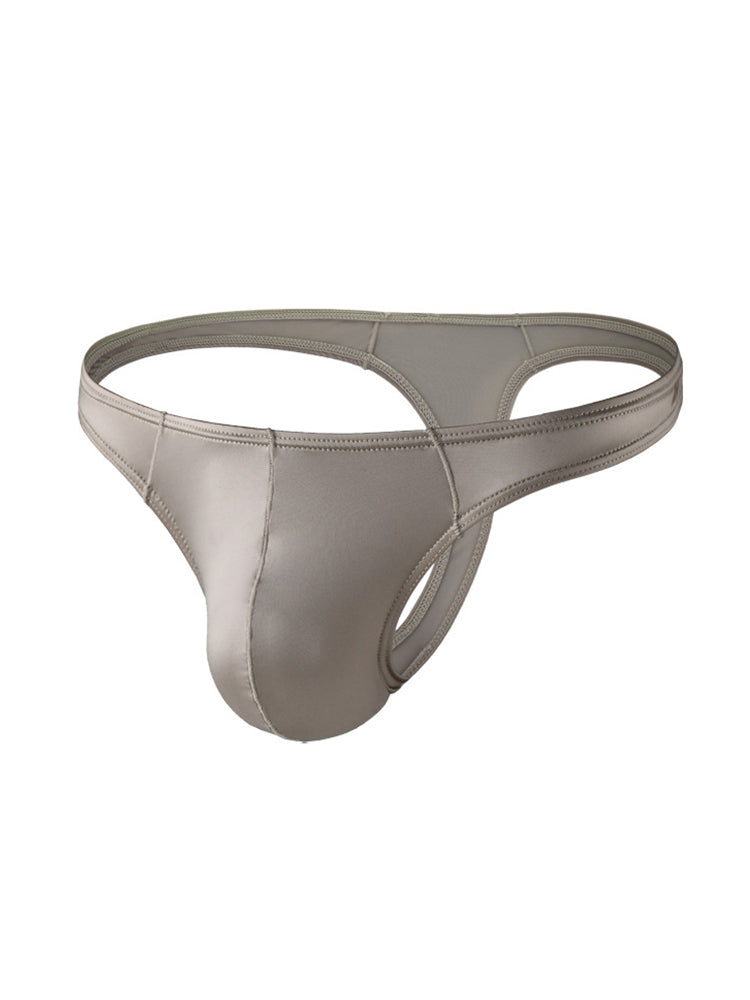 Orlvs-underwear-4 Pack Men's 3D Pouch Satin Ice Silk Ultra Thin Butt Lift Thongs-gay-underwear