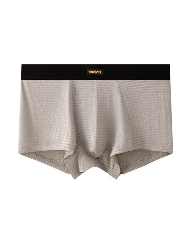 Orlvs-underwear-3 Pack Men's Ice Silk Lightweight Cool Breathable 3D Pouch Trunks-gay-underwear