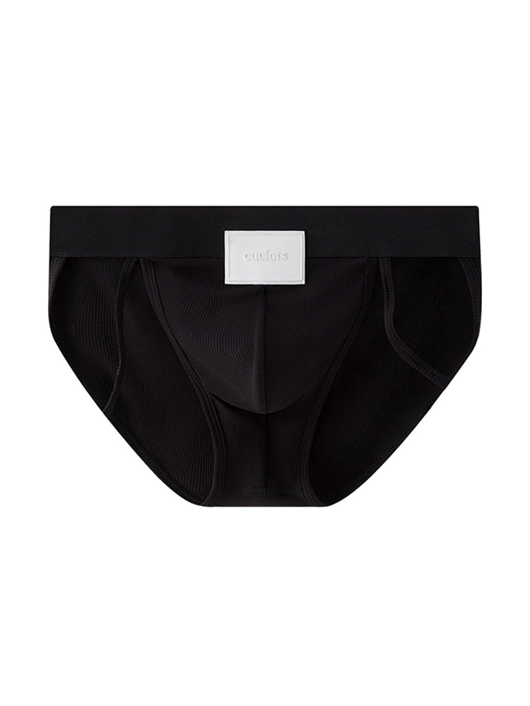 ORLVS Men's 2-Pack High Cut Cotton Briefs with 3D Pouch