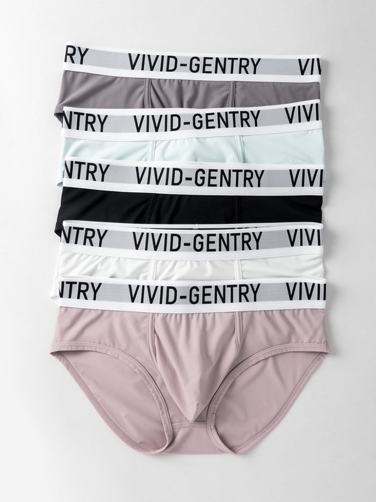 ORLVS Men's 3-Pack Mesh Pouch Briefs with Molded Design