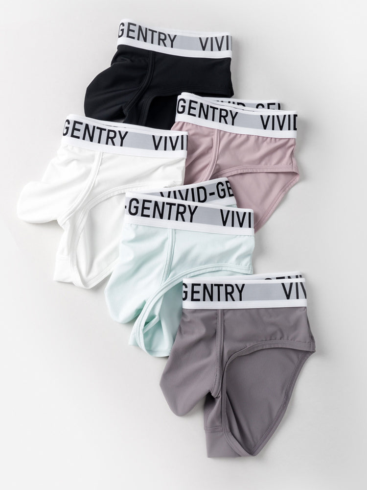 ORLVS Men's 3-Pack Mesh Pouch Briefs with Molded Design
