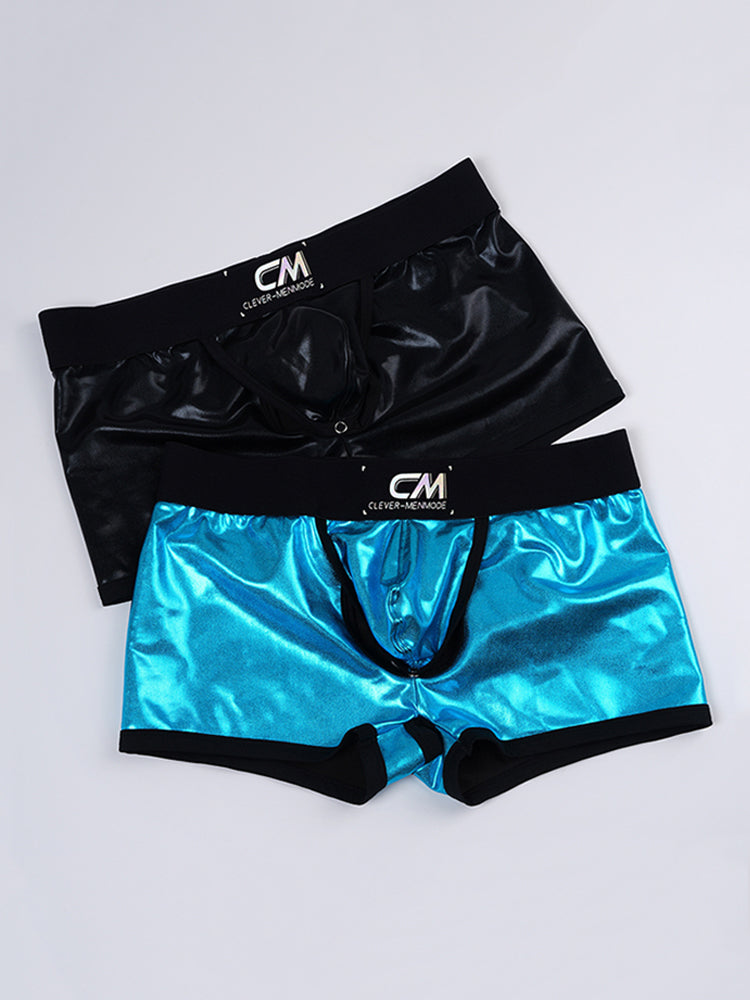 Orlvs-underwear-2 Pack Men's Front & Back Open 3D Pouch Trunks-gay-underwear