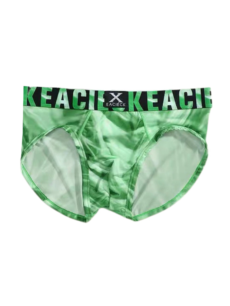 Orlvs-underwear-4 Pack Men's U-Pouch Breathable Ice Silk Print Athletic Briefs-gay-underwear