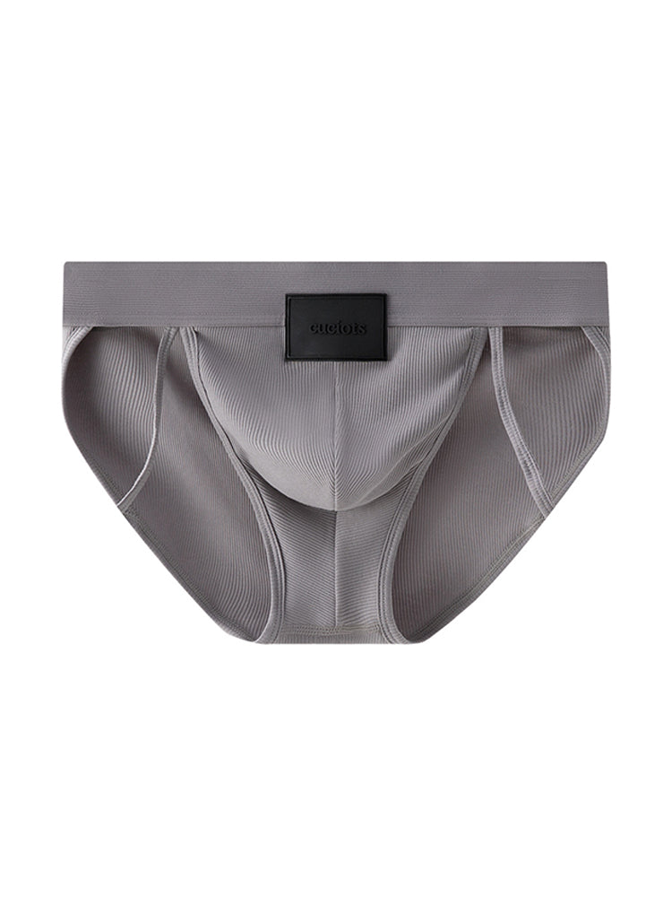 ORLVS Men's 2-Pack High Cut Cotton Briefs with 3D Pouch