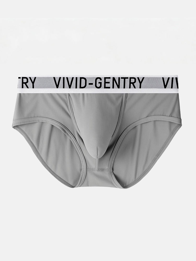 ORLVS Men's 3-Pack Mesh Pouch Briefs with Molded Design