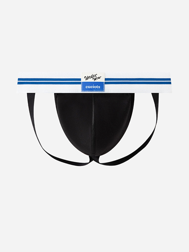 ORLVS Men's 2-Pack Modal Cotton Jockstraps with U-Shaped Pouch