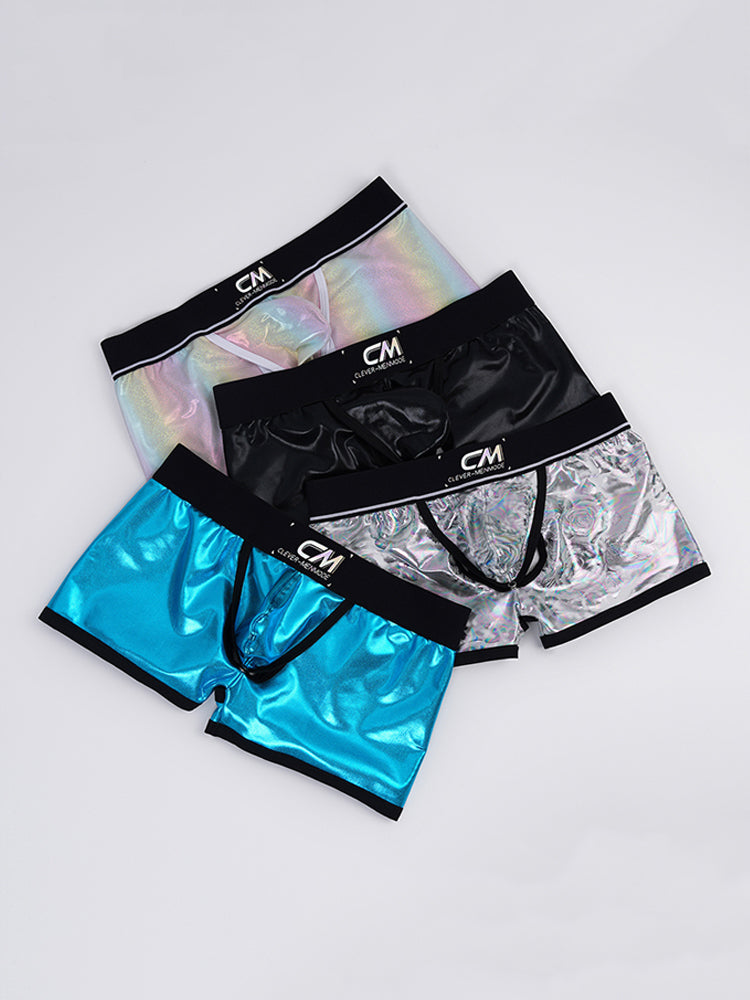 Orlvs-underwear-2 Pack Men's Front & Back Open 3D Pouch Trunks-gay-underwear