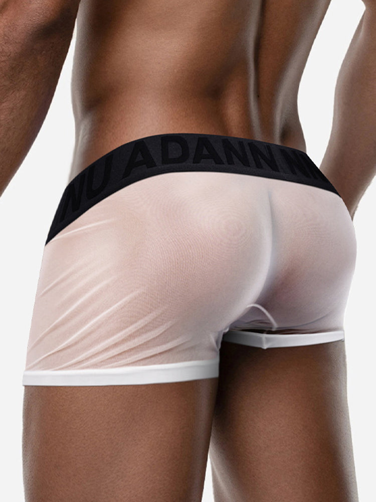 ORLVS Men's 2-Pack Lightweight Trunks with U-Pouch and Mesh Back