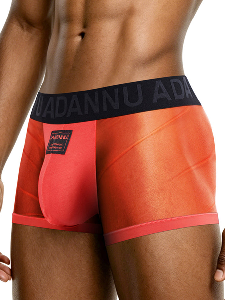 ORLVS Men's 2-Pack Lightweight Trunks with U-Pouch and Mesh Back