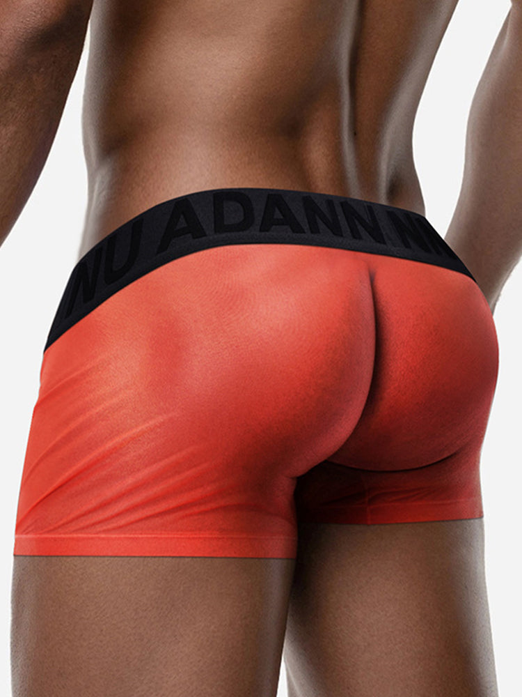 ORLVS Men's 2-Pack Lightweight Trunks with U-Pouch and Mesh Back